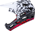 KALI DH Invader Helmet - LTD Glitch - Matte Black/White/Red - XS-M 0211323216