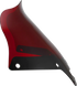 KLOCK WERKS Kolor Flare™ Sport Windshield - 8" - Red - FXLRST KWW-02-0629