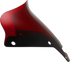 KLOCK WERKS Kolor Flare™ Sport Windshield - 6" - Red - FXLRST KWW-02-0622
