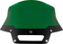 KLOCK WERKS Kolor Flare™ Sport Windshield - 8" - Green - FXLRST KWW-02-0632