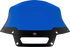 KLOCK WERKS Kolor Flare™ Sport Windshield - 8" - Blue - FXLRST KWW-02-0633