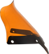 KLOCK WERKS Kolor Flare™ Sport Windshield - 8" - Orange - FXLRST KWW-02-0630