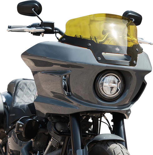 KLOCK WERKS Kolor Flare™ Sport Windshield - 6" - Yellow - FXLRST KWW-02-0624