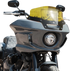 KLOCK WERKS Kolor Flare™ Sport Windshield - 6" - Yellow - FXLRST KWW-02-0624