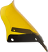 KLOCK WERKS Kolor Flare™ Sport Windshield - 8" - Yellow - FXLRST KWW-02-0631
