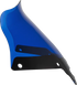 KLOCK WERKS Kolor Flare™ Sport Windshield - 8" - Blue - FXLRST KWW-02-0633
