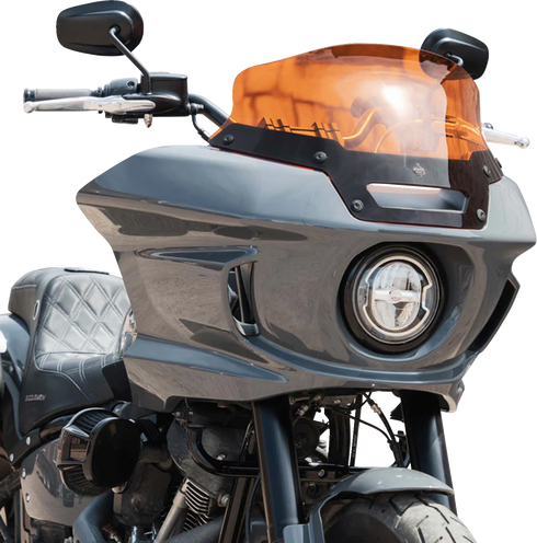 KLOCK WERKS Kolor Flare™ Sport Windshield - 6" - Orange - FXLRST KWW-02-0623