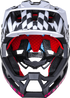 KALI DH Invader Helmet - LTD Glitch - Matte Black/White/Red - XS-M 0211323216