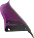 KLOCK WERKS Kolor Flare™ Sport Windshield - 8" - Purple - FXLRST KWW-02-0634