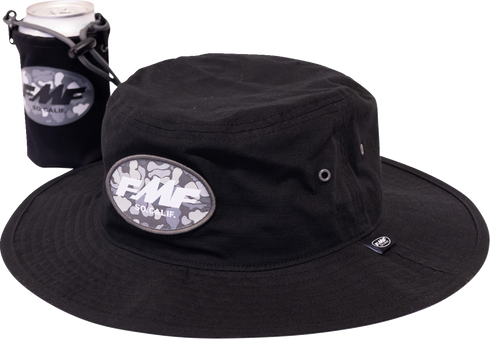 FMF Froggy Bucket Hat - Black SP24193900BLK
