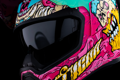 ICON Airflite* Helmet - Snack Attack - MIPS? - Pink - Medium 0101-16926