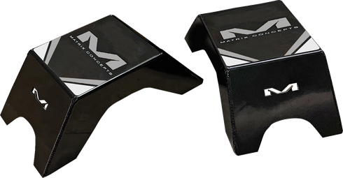 MATRIX CONCEPTS,LLC Starting Blocks - H1 - Custom/Holeshot - Black/Gray H1-101