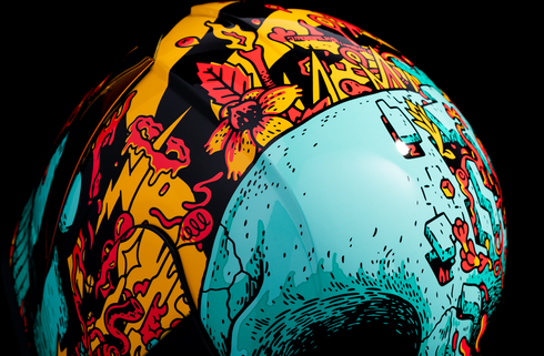 ICON Airform* Helmet - Munchies - MIPS? - Blue - 3XL 010117046