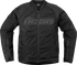 ICON Overlord3™ Jacket - Black - Large 2820-6688