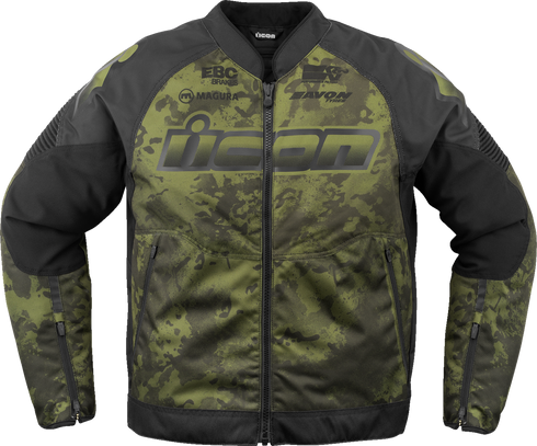 ICON Overlord3™ Magnacross Jacket - Green Camo - 3XL 2820-6723