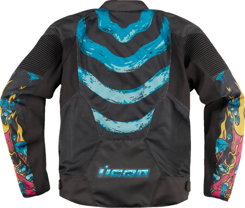 ICON Overlord3 Mesh Munchies™ Jacket - Teal - 3XL 2820-6729