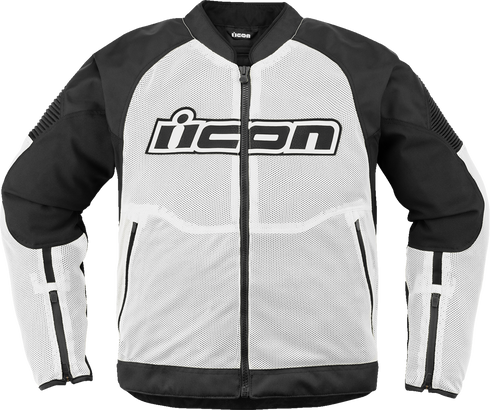 ICON Overlord3 Mesh™ Jacket - White - Medium 2820-6737