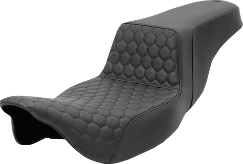 SADDLEMEN Step-Up Seat - Honeycomb - Extended Reach - FL '08-'24 808-07B-178