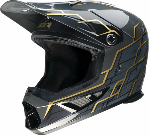 Z1R Rise 2.0 Helmet - Hyacinth - Black/Gold - Large 0110-8628