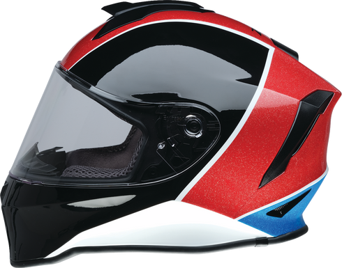 Z1R Youth Warrant 2.0 Snow Helmet - Fresh Pow - Red/White/Blue - Medium 0122-0129
