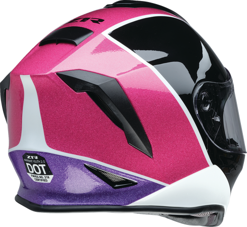 Z1R Youth Warrant 2.0 Snow Helmet - Fresh Pow - Pink/Purple - Small 0122-0135