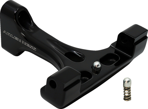 ARLEN NESS Forged Floorboard Mounts - Passenger - All Black 410-032