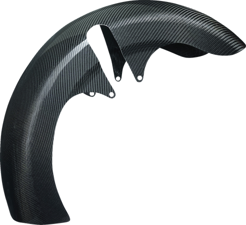 ARLEN NESS Front Fender - Fat Wrapper - 21" - Carbon Fiber - FLT '14-'23 210-025