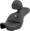 SADDLEMEN Roadsofa™ Carbon Fiber Seat - Carbon Fiber - with Backrest - FXD '06-'17 806-04-185BR