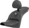 SADDLEMEN Roadsofa™ Carbon Fiber Seat - Carbon Fiber - with Backrest - FXBB/FXST '18-'24 818-30-185BR