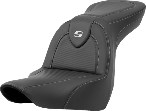 SADDLEMEN Roadsofa™ Carbon Fiber Seat - Carbon Fiber - without Backrest - FXLR/FLSB '18-'23 818-29-185