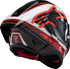 ALPINESTARS Supertech R10 Helmet - Team - Black/Carbon Red/Gloss White - XS 8200224-1352-XS