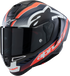 ALPINESTARS Supertech R10 Helmet - Team - Matte Black/Carbon Red Fluo/Blue - Small 8200224-1383-S