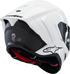 ALPINESTARS Supertech R10 Helmet - Solid - Gloss White - Small 8200124-2170-S