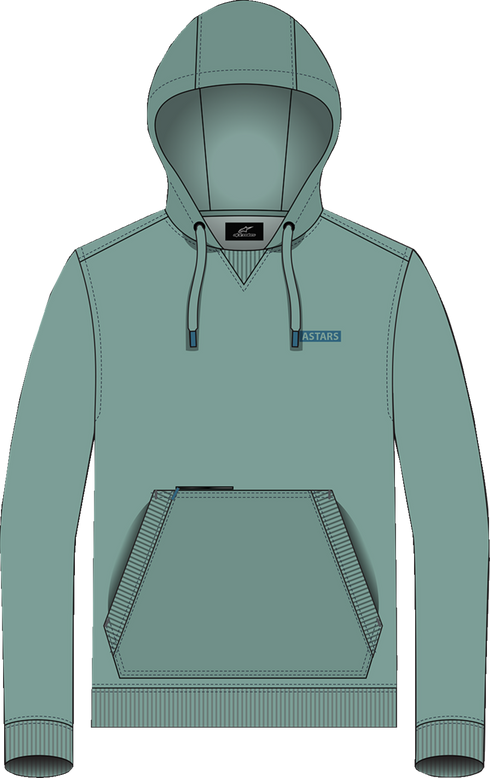 ALPINESTARS ALPINESTARS Rooted Pullover Hoodie - Green - Medium 1214-51300-60-M - 3050-6771