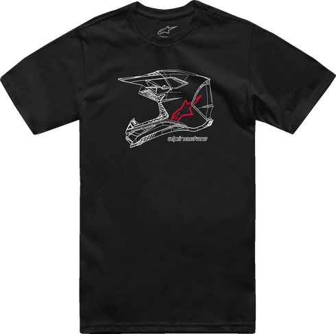 ALPINESTARS ALPINESTARS MX Helmet T-Shirt - Black - 2XL 1214-73116-10-2XL - 3030-23690