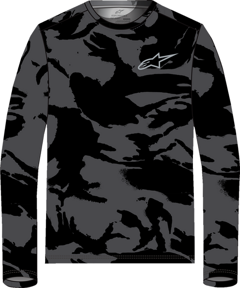 ALPINESTARS ALPINESTARS Performance Long-Sleeve T-Shirt - Black/Camo - Large 1214-71010-160-L - 3030-23940