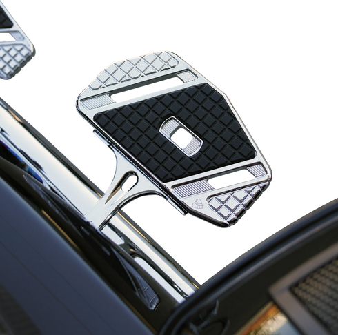 ARLEN NESS Forged Floorboard Mounts - Passenger - Chrome 410-034