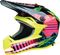 MOOSE OFFROAD Youth F.I. Helmet - Vaporwave - MIPS® - Black/Pink/Yellow - Large 0111-1616