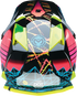 MOOSE OFFROAD Youth F.I. Helmet - Vaporwave - MIPS® - Black/Pink/Yellow - Large 0111-1616
