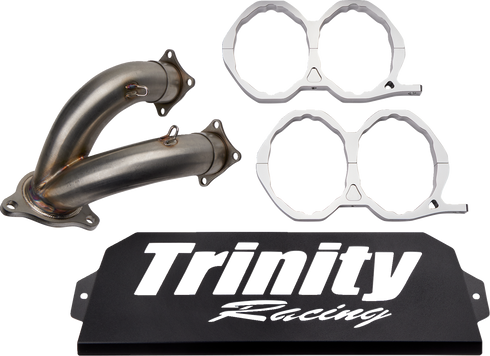 TRINITY RACING Stainless Steel Slip-On Muffler TR-4173S-SS
