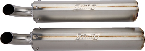 TRINITY RACING Stainless Steel Slip-On Muffler TR-4173S-SS