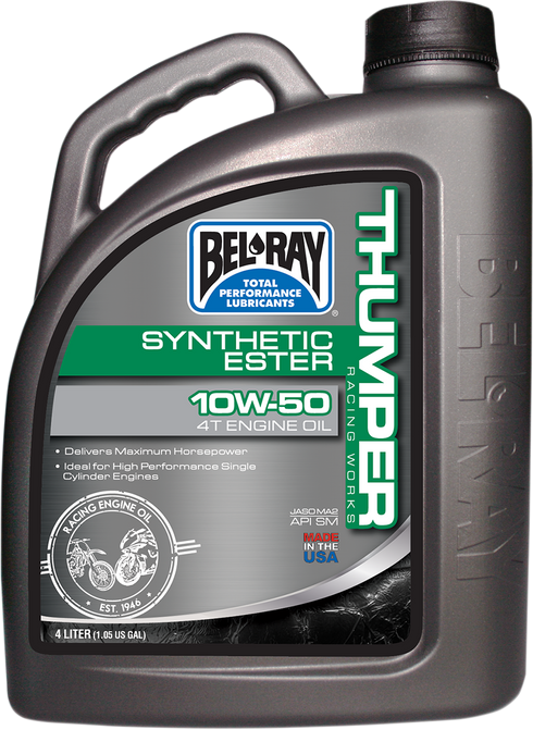 BEL-RAY Thumper Synthetic Oil - 10W-50 - 4L 99550-B4LW
