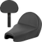 SADDLEMEN Solo Seat - Plain - XL '04-'22 807-03B-0040