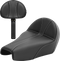 SADDLEMEN Dominator Seat - Black w/ Silver Stitching - XL '04-'22 807-11B-0042