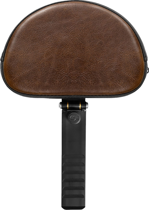 SADDLEMEN Backrest - Lariat - Distresssed Insert - Black Stitching - XL '04-'22 15708B