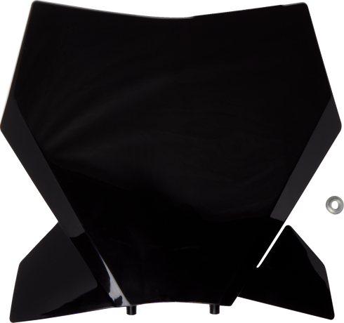 UFO Front Number Plate - Black - KTM KT05013#001