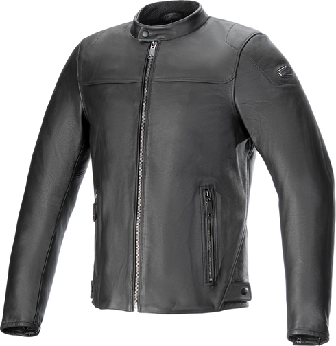 ALPINESTARS Blacktrack Leather Jacket - Black - 2XL 3103824-1100-2X