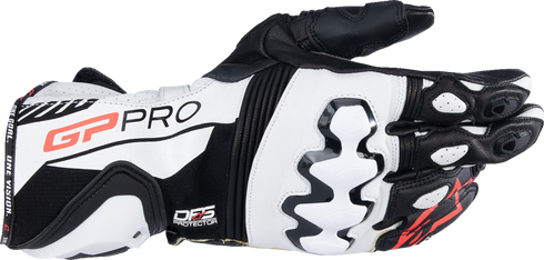 ALPINESTARS GP Pro R4 Gloves - Black/White - Small 3556724-12-S
