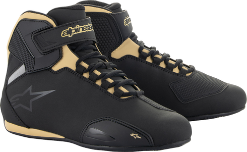 ALPINESTARS Stella Sektor Shoes - Black/Champagne - US 10.5 / EU 43 2515719-1090-10.5