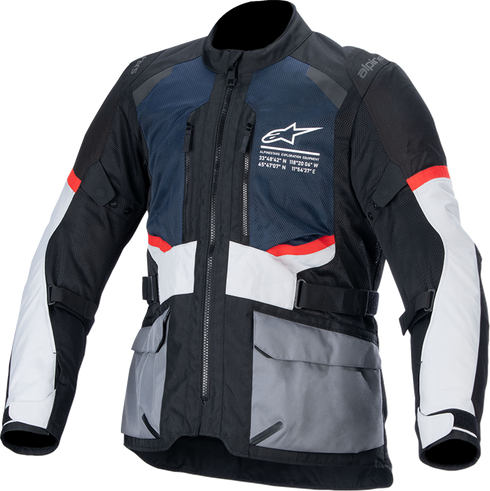 ALPINESTARS Andes Air Drystar? Jacket - Deep Blue/Black/Ice Gray - Large 3207924-7029-L